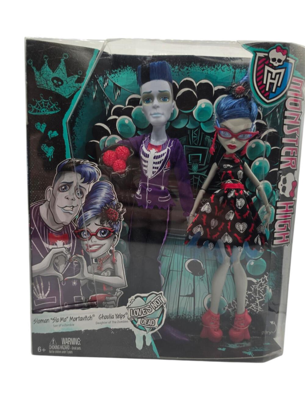 Monster High Love's Not Dead Sloman "Slo Mo" Mortavitch & Ghoulia Yelps